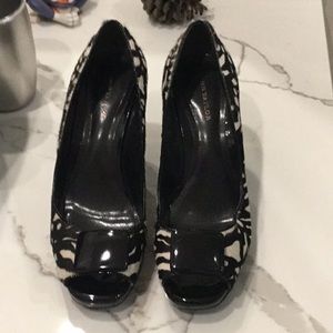 Ann Taylor Calf Hair Stillettos, size 7.5M